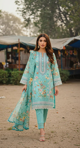 Sky Blue Dress For Women - Vogue Traders